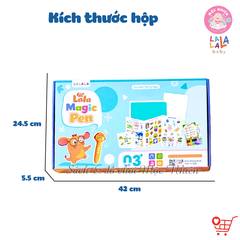 Bút Chấm Đọc Lala Magic Pen Song Ngữ Anh Việt - Đồ Chơi Âm Thanh Tích Hợp Đa Chức Năng kèm Thu Âm Cho Bé - Lalala baby
