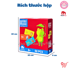 Đồ Chơi Giáo Dục - Bộ Xếp Hình MyndToys Animal Alphabet (Learning A-Z) Dành Cho Các Bé Trên 2 Tuổi