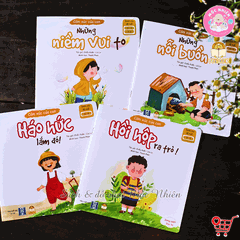 Bộ 04 cuốn sách - Cảm xúc của con - Lionbooks