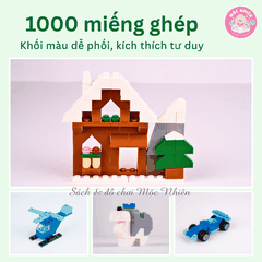 Bộ xếp hình sáng tạo 1000 chi tiết - Creative Building Blocks 8528 - Toys&Joys
