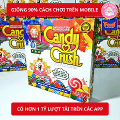 Đồ chơi Boardgame Candy Crush - Hiệu Foxi - Đồ chơi phát triển tư duy, tăng trí nhớ, dễ chơi, vui nhộn