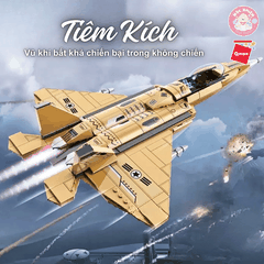 Đồ chơi lắp ráp xếp hình Qman 22013 - Tiêm kích 376 chi tiết (có 03 nhân vật minifigues)