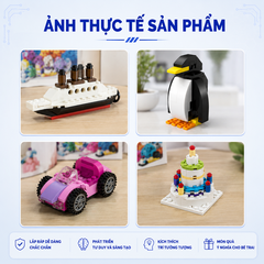 Đồ Chơi Lắp Ráp Xếp Hình Qman 2901 - Hộp Gạch Sáng Tạo Cơ Bản (460 Mảnh Ghép) - Dành cho bé từ 6 tuổi