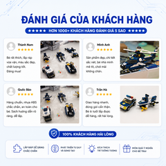 Đồ chơi lắp ráp xếp hình Qman 1801 - Trực thăng chiến đấu (381 mảnh ghép)