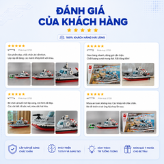 Đồ chơi lắp ráp Qman 1720 - Cuộc xung đột bờ biển (235 chi tiết)