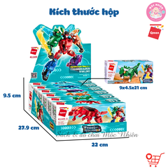 Đồ chơi lắp ráp Qman 41105 - Chiến binh khủng long