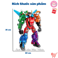 Đồ chơi lắp ráp Qman 41105 - Chiến binh khủng long