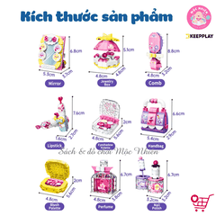Đồ chơi lắp ráp xếp hình Keepplay 35020 - Đồ trang điểm (387 chi tiết)