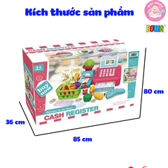 Đồ chơi nhập vai Bowa 8352A - Quầy thanh toán 15 món - Dành cho bé từ 3 tuổi