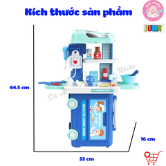 Đồ chơi nhập vai Bowa 8074 - Xe buýt y tế 29 chi tiết