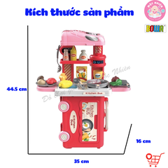 Đồ chơi nhập vai Bowa 8075 - Xe buýt nhà bếp 32 chi tiết