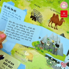 Sách Atlas Động Vật – Khám Phá Thế Giới Động Vật (6 tuổi trở lên) – Đinh Tị Books