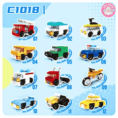 Đồ chơi lắp ráp Woma C1018- Xe trong thành phố (Hộp lẻ)