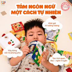 Combo Máy chiếu kể chuyện Lala Story Cinema Bộ tiêu chuẩn và Set cổ tích tiếng Việt  - Lalala baby