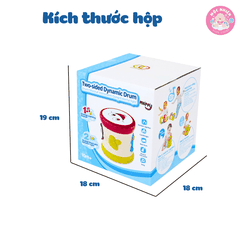 Trống đồ chơi hai mặt phát nhạc cho bé Goodway Drum GW3501C, Đồ Chơi Âm Nhạc An Toàn Cho Bé Từ 12 Tháng Tuổi