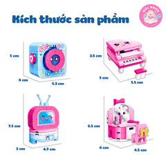 Đồ chơi lắp ráp Qman 35016 - Cuộc sống ấm áp (450 chi tiết) - Dành cho bé từ 6 tuổi