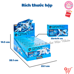 Đồ Chơi Lắp Ráp Qman 41106 (741 chi tiết) - Biệt Đội Tiên Phong - Máy Bay Chiến Đấu Thiên Hà - Cho bé từ 6t