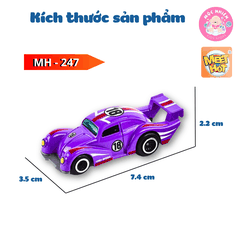 Đồ chơi mô hình MEET HOT - Siêu xe đua (MH-247 và MH-248) - Giao màu ngẫu nhiên