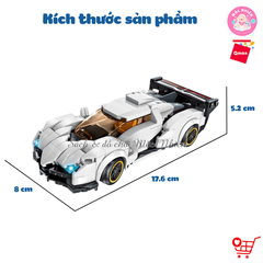 Đồ Chơi Xếp Hình, Lắp Ráp Qman 42102 - Xe Đua Vua Tốc Độ Biến Hình (428 chi tiết)