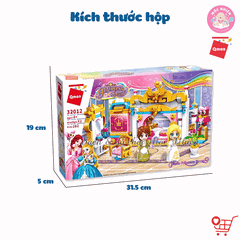Đồ chơi lắp ráp xếp hình Qman 32012 - Căn phòng công chúa (282 mảnh ghép) - Dành cho bé gái trên 6 tuổi