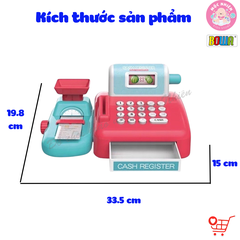 Đồ chơi nhập vai Bowa 8352A - Quầy thanh toán 15 món - Dành cho bé từ 3 tuổi