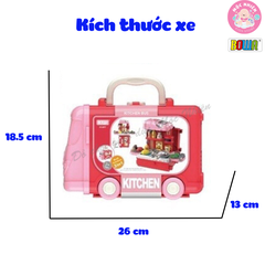 Đồ chơi nhập vai Bowa 8075 - Xe buýt nhà bếp 32 chi tiết