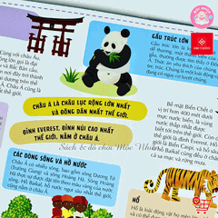 Sách Atlas Thế Giới – Khám Phá Các Châu Lục và Đại Dương – Đinh Tị Books