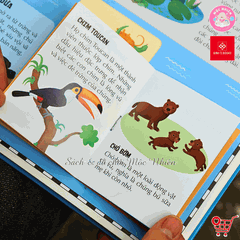 Sách Atlas Động Vật – Khám Phá Thế Giới Động Vật (6 tuổi trở lên) – Đinh Tị Books