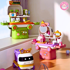 Bộ đồ chơi nhập vai Xe lưu động cho trẻ từ 3 tuổi - Chất liệu nhựa ABS cao cấp - Toys&Joys