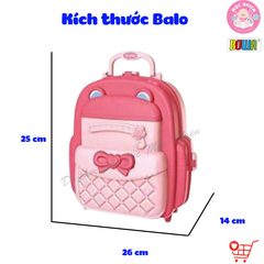 Đồ Chơi Hướng Nghiệp Nhập Vai Đầu Bếp Nấu Ăn BOWA 8777P - Cặp Nhà Bếp 34 Chi Tiết Có Lắp Vòi Nước Thật