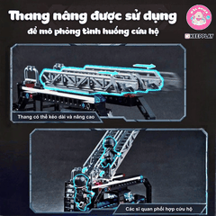 Đồ chơi lắp ráp xếp hình K Keepplay 11022 - Xe leo núi tấn công (207 chi tiết)