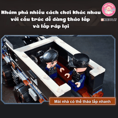 Đồ chơi lắp ráp xếp hình Keepplay 11023 - Đội đặc nhiệm chống khủng bố (364 chi tiết)