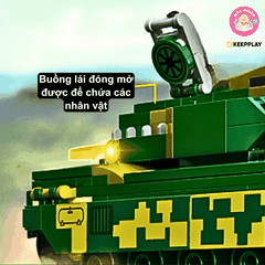 Đồ chơi lắp ráp, xếp hình Keepplay 25002 - Tấn công mạnh (289 chi tiết)