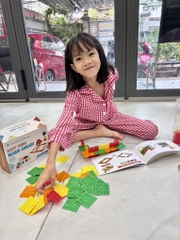 [CÁNH DIỀU ĐỒ CHƠI SẠCH] Ghép hình Magic Square giúp bé sáng tạo, tư duy - Có cuốn học liệu tương tác