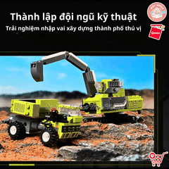 Đồ chơi lắp ráp Qman 41110 - Robot Kỹ sư (737 chi tiết) - Dành cho bé trai từ 6 tuổi