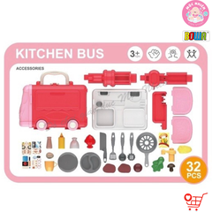 Đồ chơi nhập vai Bowa 8075 - Xe buýt nhà bếp 32 chi tiết