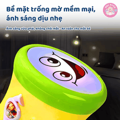 Trống đồ chơi hai mặt phát nhạc cho bé Goodway Drum GW3501C, Đồ Chơi Âm Nhạc An Toàn Cho Bé Từ 12 Tháng Tuổi