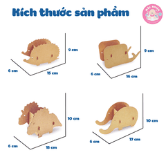 Đồ chơi giấy từ bìa carton cao cấp - Hộp đựng bút và kệ điện thoại - Nhiều mẫu - Hộp đựng bút để bàn hình thú Magix