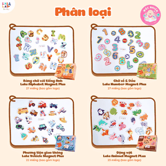 Đồ chơi nam châm Lala Magnet Plus hỗ trợ phát triển khả năng tư duy, Nâng cấp trải nghiệm học tập - Lalala baby
