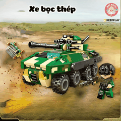 Đồ chơi lắp ráp, xếp hình Keepplay 25001 - Biệt đội vì hòa bình (896 chi tiết)