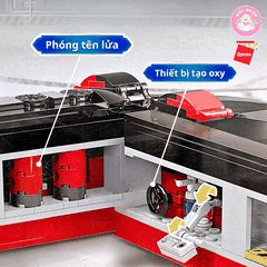 Đồ chơi lắp ráp xếp hình Qman 22018 - Tàu ngầm đen (523 chi tiết) - Dành cho bé trai từ 6 tuổi