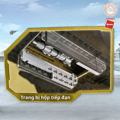Đồ chơi lắp ráp xếp hình Qman 22013 - Tiêm kích 376 chi tiết (có 03 nhân vật minifigues)