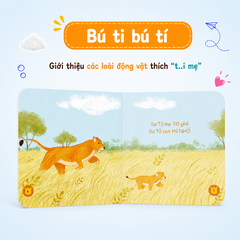 Bộ 02 cuốn sách Bồi cứng - Muôn điều kì diệu Phần 1 (Trứng ơi dậy thôi và Bú ti bú tí) - Lionbooks