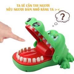 Đồ Chơi Cá Sấu Cắn Tay - Đồ Chơi Khám Răng Giải Trí Vui Nhộn Cho Bé