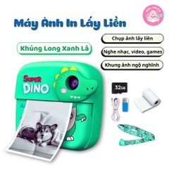 Máy chụp hình in ảnh lấy liền - Máy ảnh kỹ thuật số tự in cho bé (Instant Print Camera)
