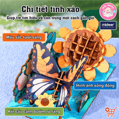 Mô hình lắp ghép gỗ Mideer Wooden 3D Puzzle, đồ chơi 3D sáng tạo cho bé từ 8 tuổi
