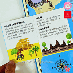 Sách Atlas Thế Giới – Khám Phá Các Châu Lục và Đại Dương – Đinh Tị Books