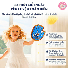 Bộ vợt ném bóng dính Mideer kèm bóng ném cao su - Suction Ball Set