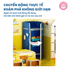 Đồ chơi lắp ráp Mô hình nhà búp bê biệt thự Mideer - Creative 3D Villa