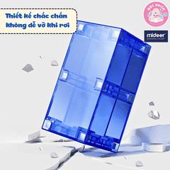 Đồ chơi xếp hình nam châm ánh sáng hình khối - Mideer Creative Magnetic Building Blocks - Dành cho bé từ 3 tuổi